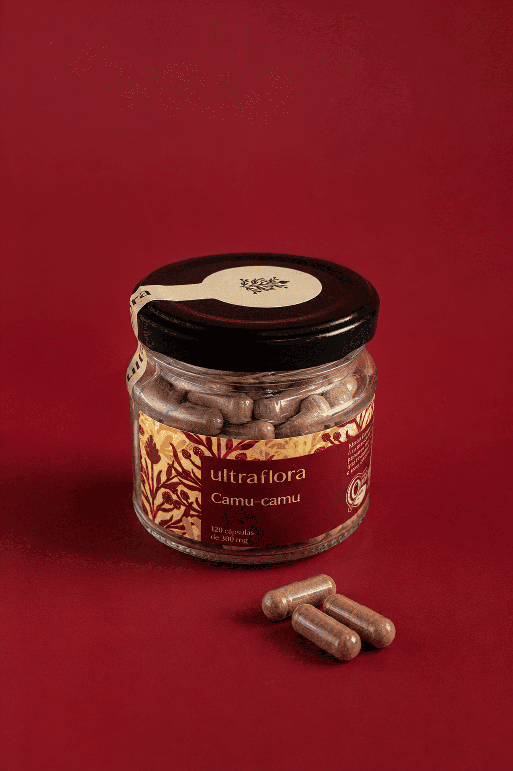 100% Camu Camu Orgânico - 120 cápsulas de 300mg 100% Camu Camu Orgânico - 120 cápsulas de 300mg