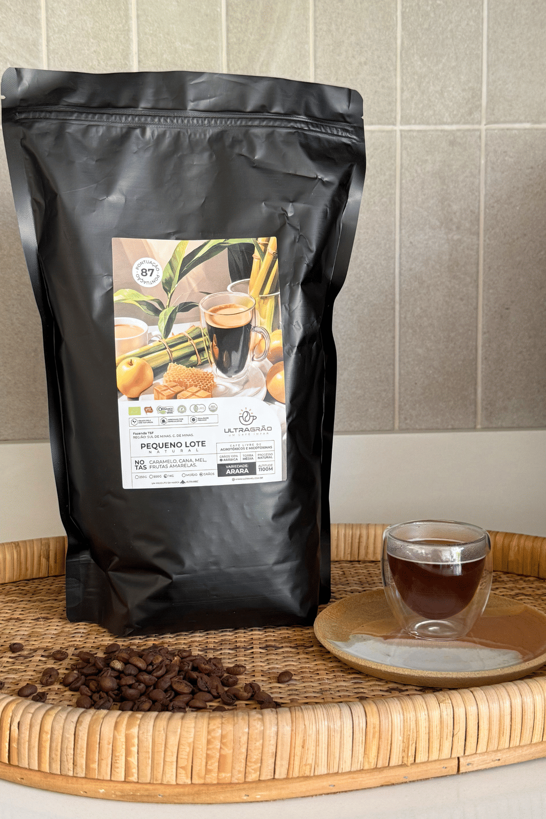 Ultragrão - Café Orgânico Especial Grão - 1kg
