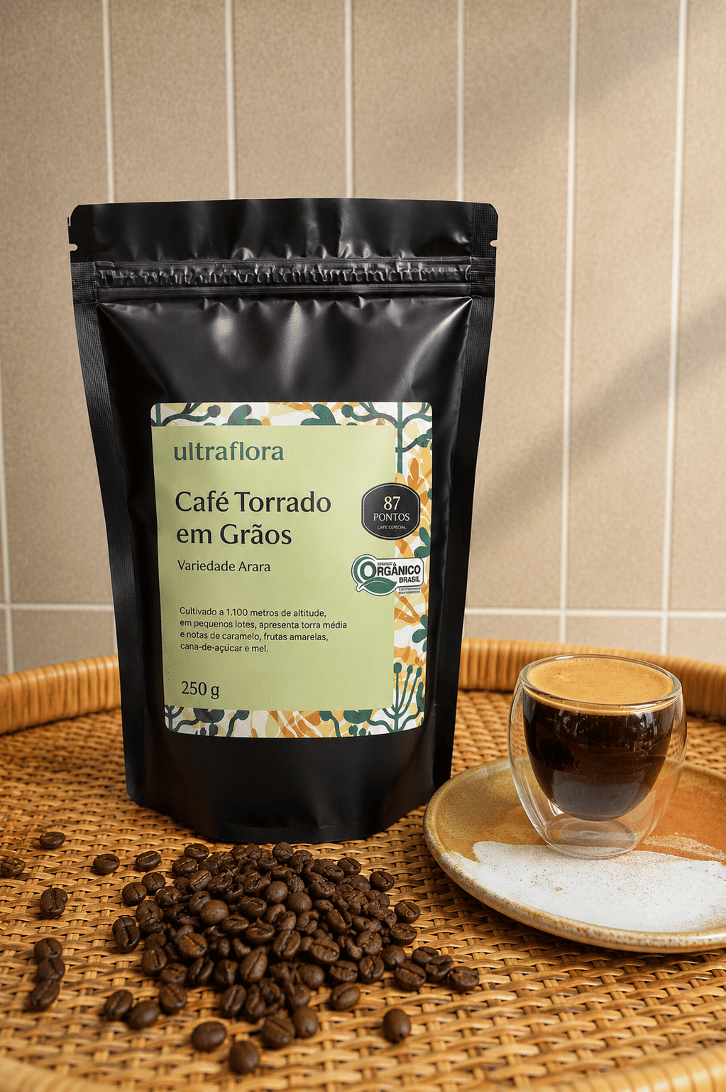 Ultragrão - Café Orgânico Especial Grão - 250g Ultragrão - Café Orgânico Especial Grão - 250g