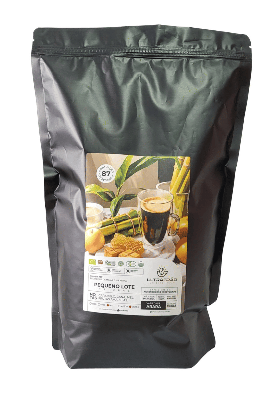 Ultragrão - Café Orgânico Especial Grão - 1kg
