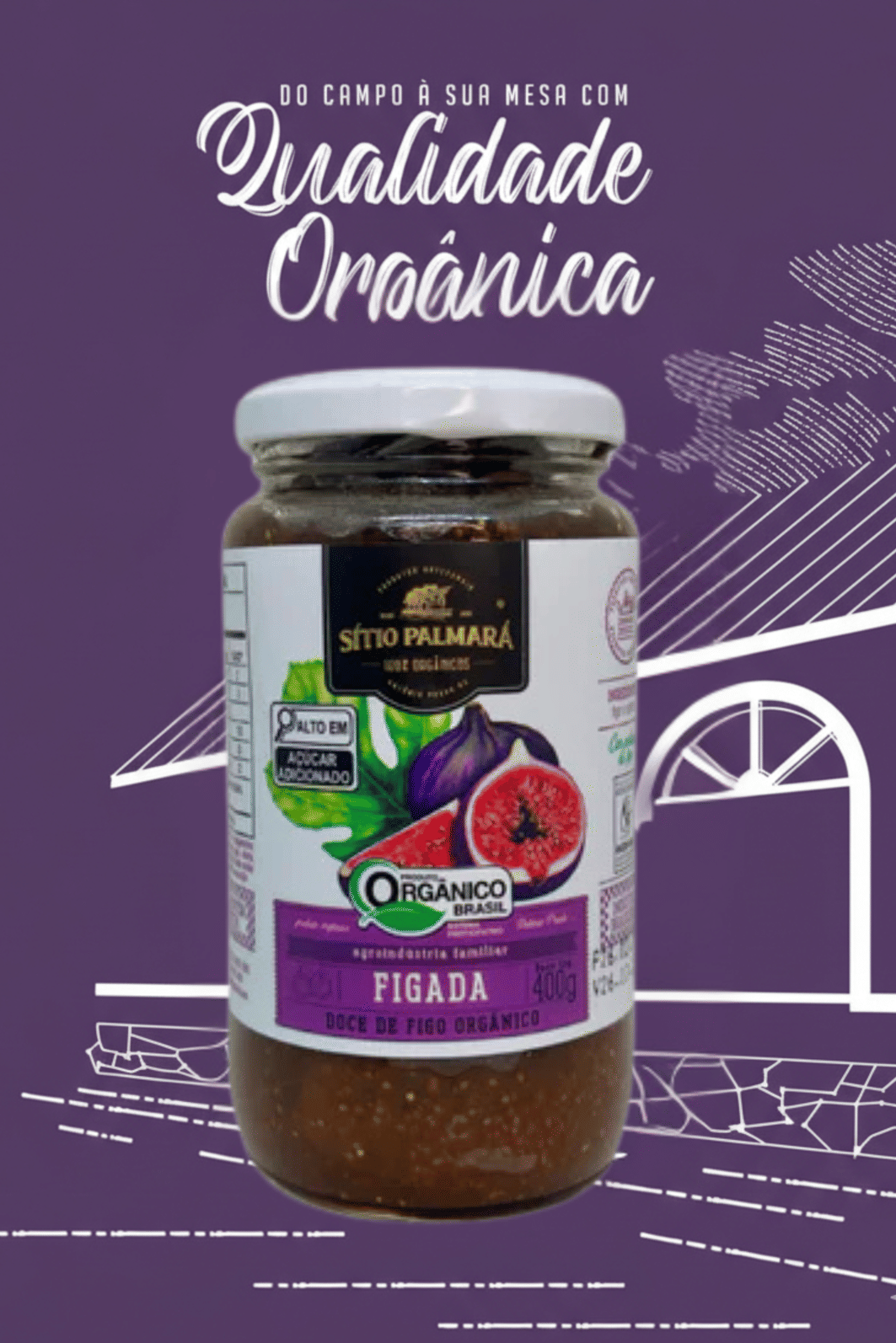 Geleia de Figo Orgânico – 400g