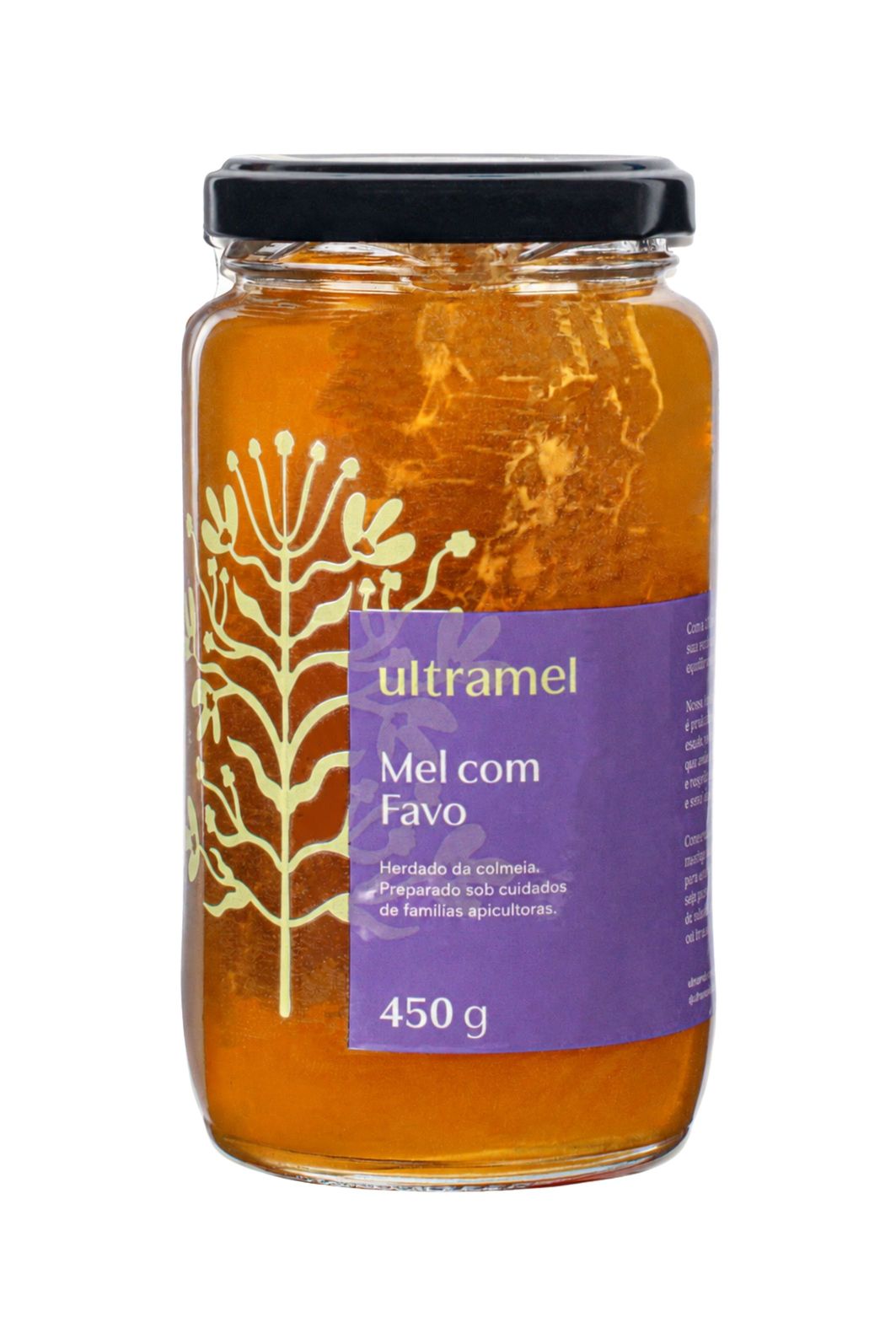 Ultramel - Mel Com Favo 450g Ultramel - Mel Com Favo 450g