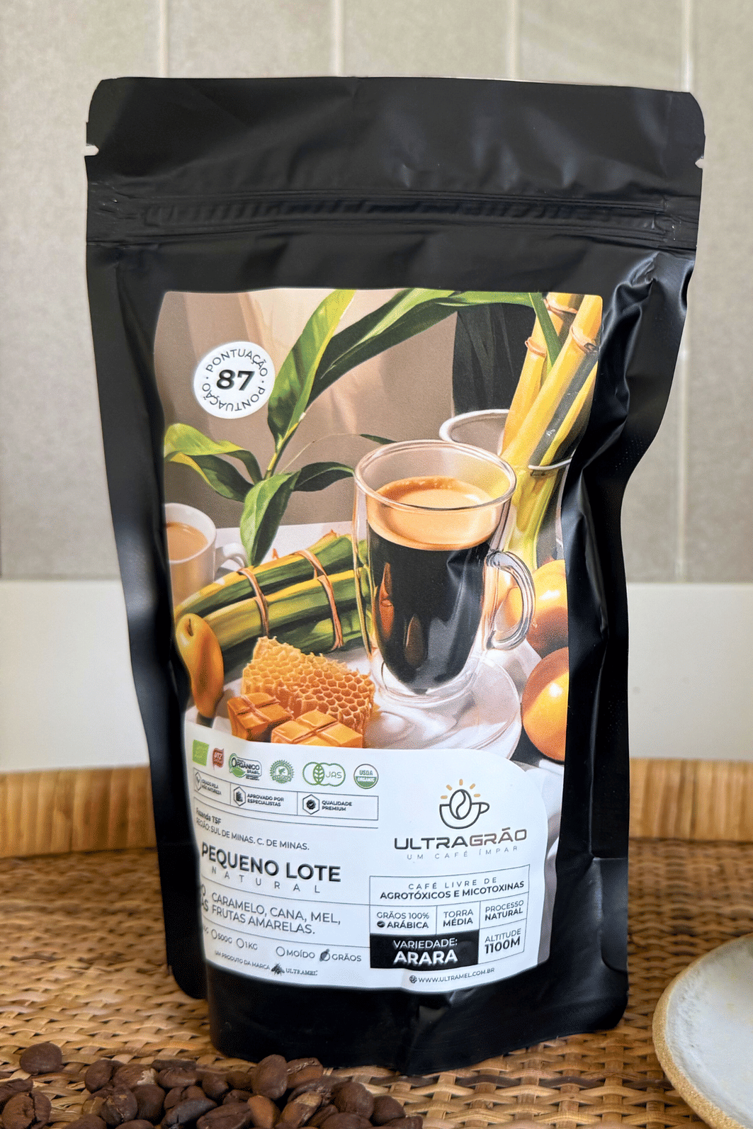 Ultragrão - Café Orgânico Especial Grão - 250g Ultragrão - Café Orgânico Especial Grão - 250g