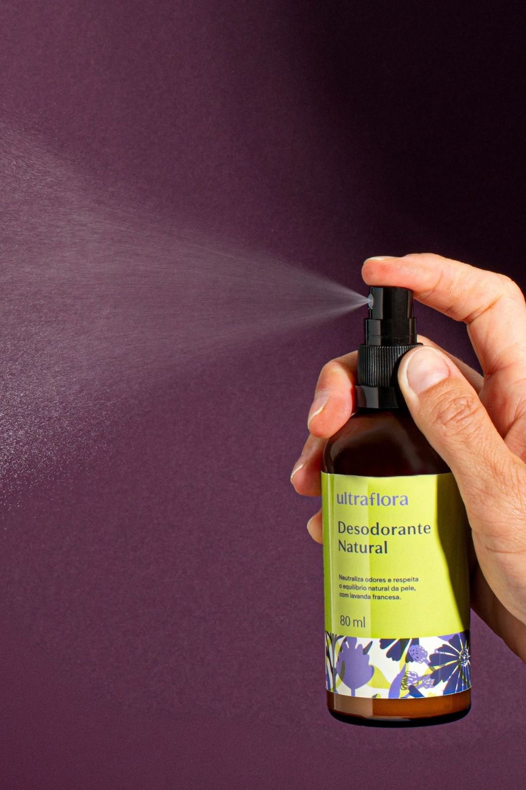Desodorante Natural Ultraflora - 80ml Desodorante Natural Ultraflora - 80ml