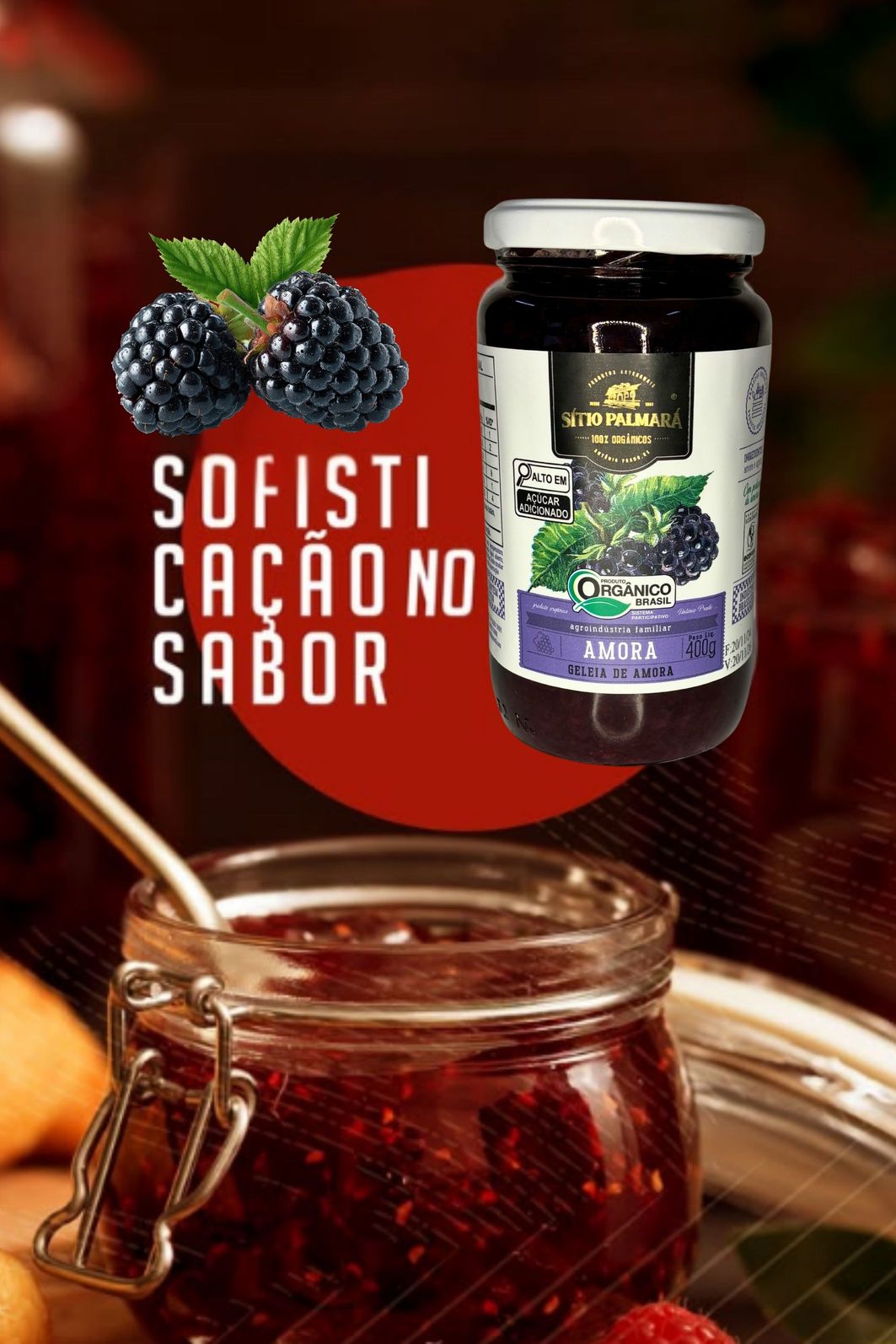 Geleia de Amora Orgânica – 400g