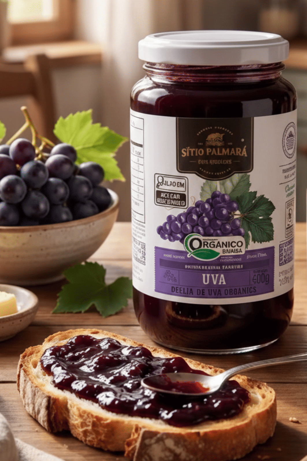 Geleia de Uva Orgânica - 400g