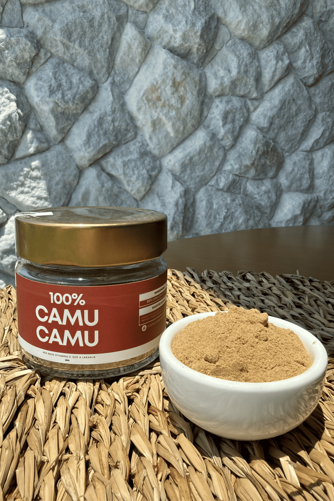100% Camu Camu Orgânico em Pó