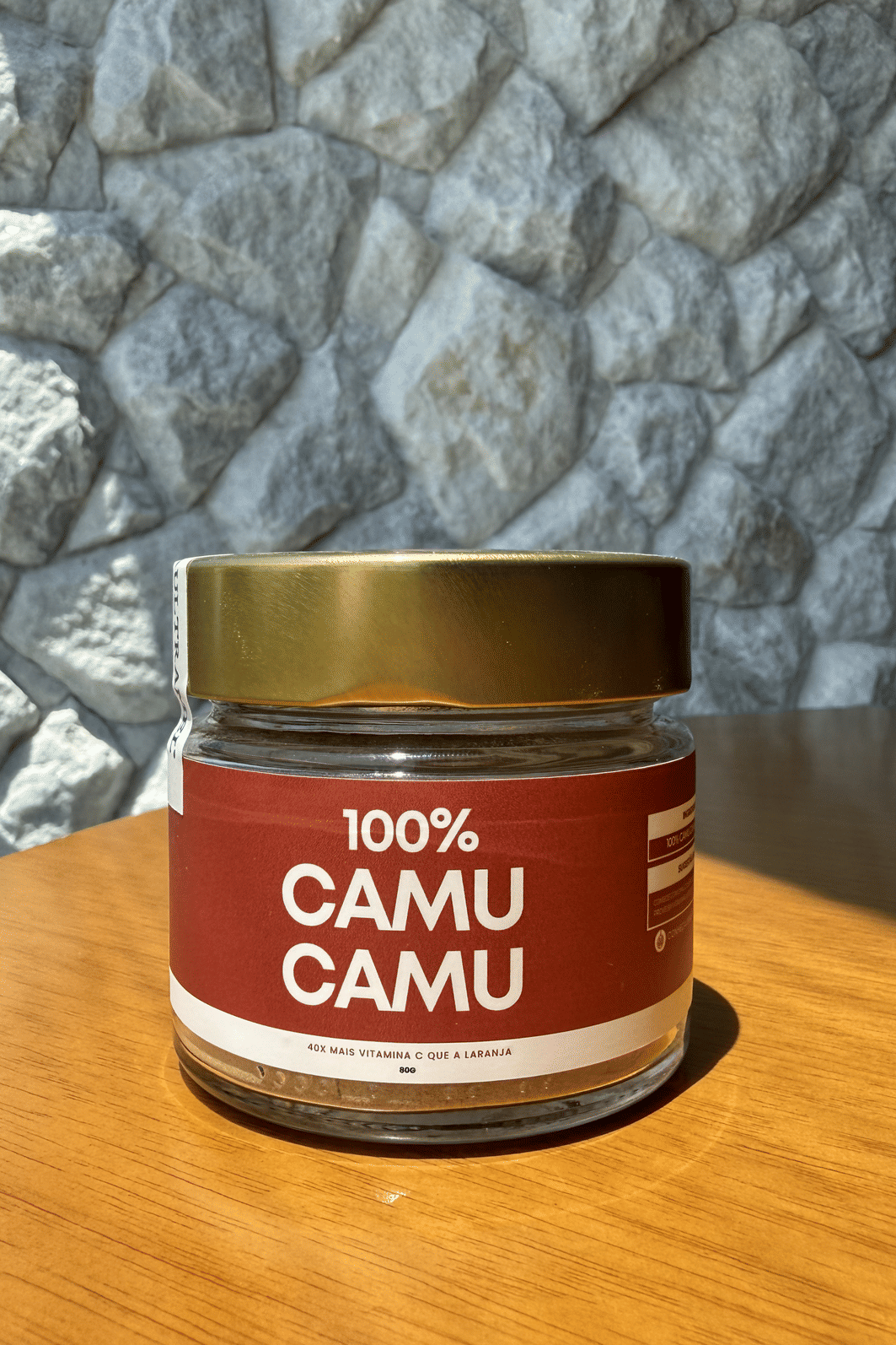 100% Camu Camu Orgânico em Pó