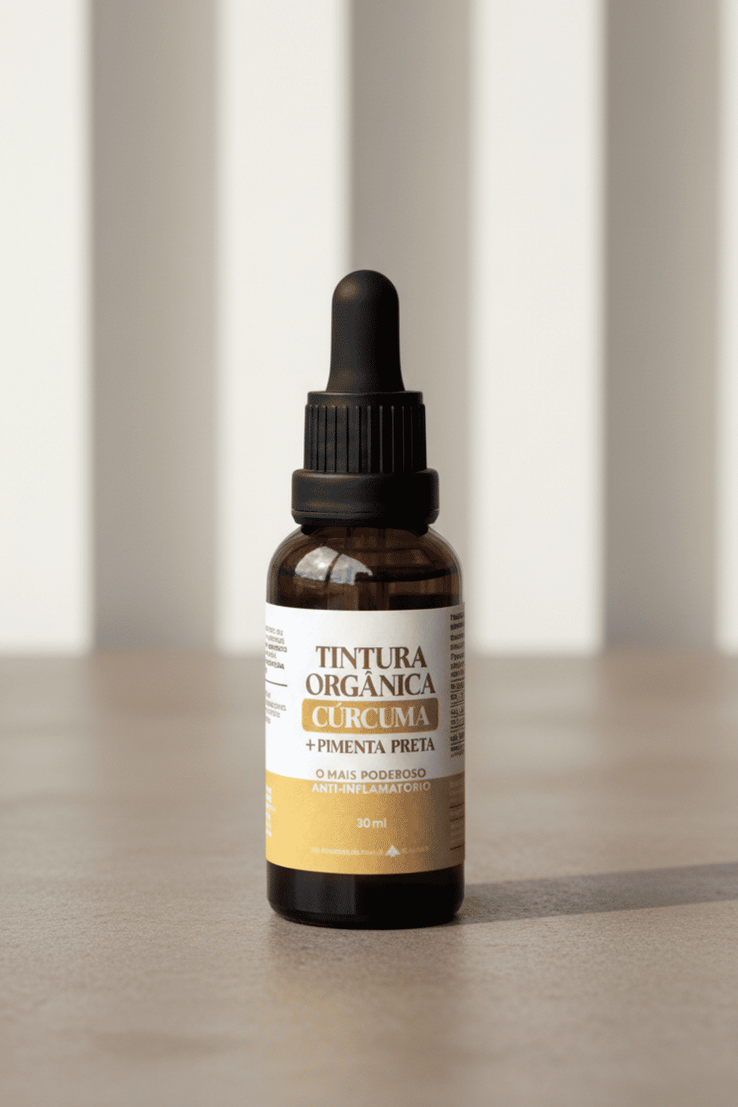 Tintura Orgânica Cúrcuma + Pimenta Preta  - 30ml