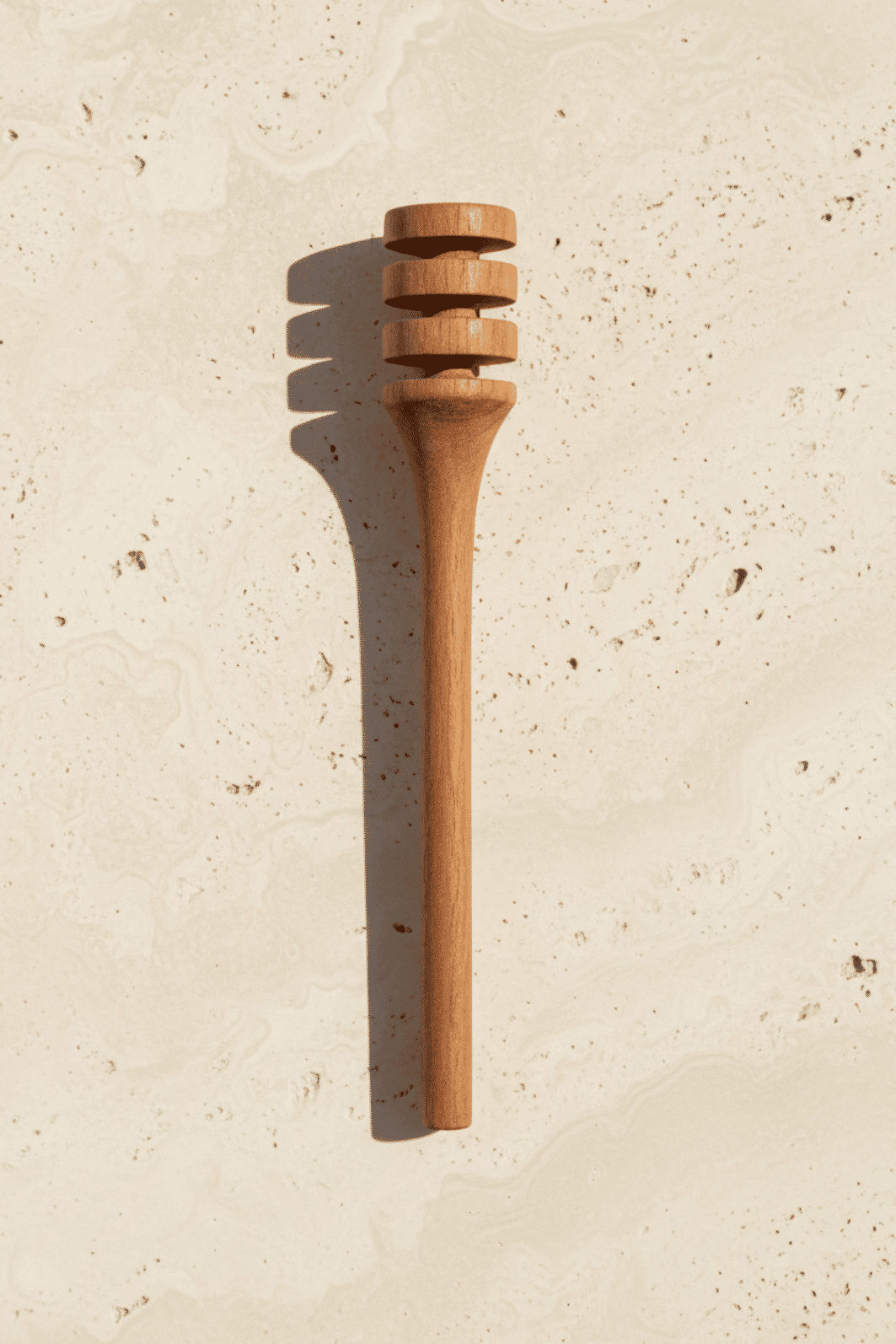 Pegador de Mel em madeira maciça 17cm