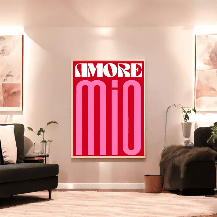 Tela Decorativa Grande Amore Mio Tela Decorativa Grande Amore Mio