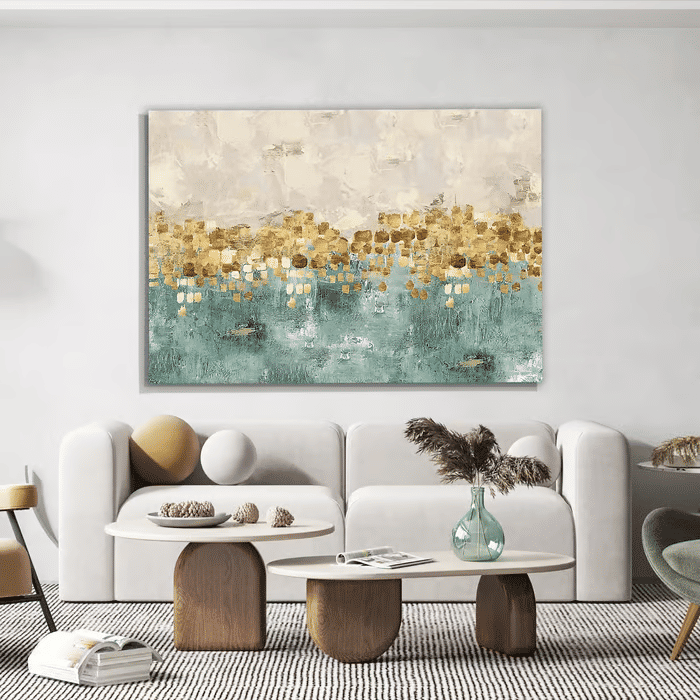 Tela Decorativa Grande Coin 