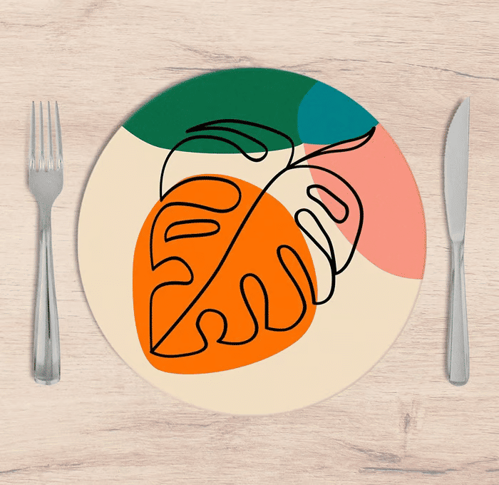 Kit: 4 Capas de Sousplats Redondo Tai - 35x35 Kit: 4 Capas de Sousplats Redondo Tai - 35x35