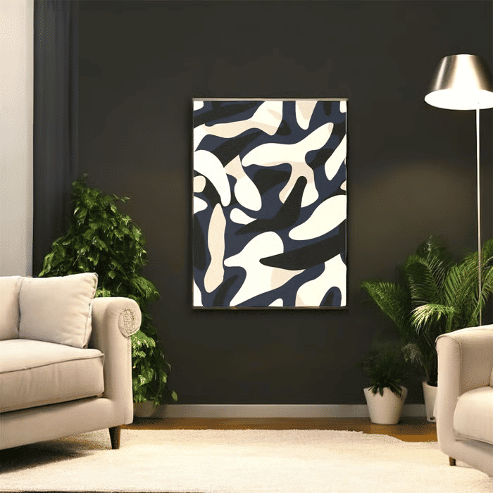 Tela Decorativa Grande Luna Preto Tela Decorativa Grande Luna Preto