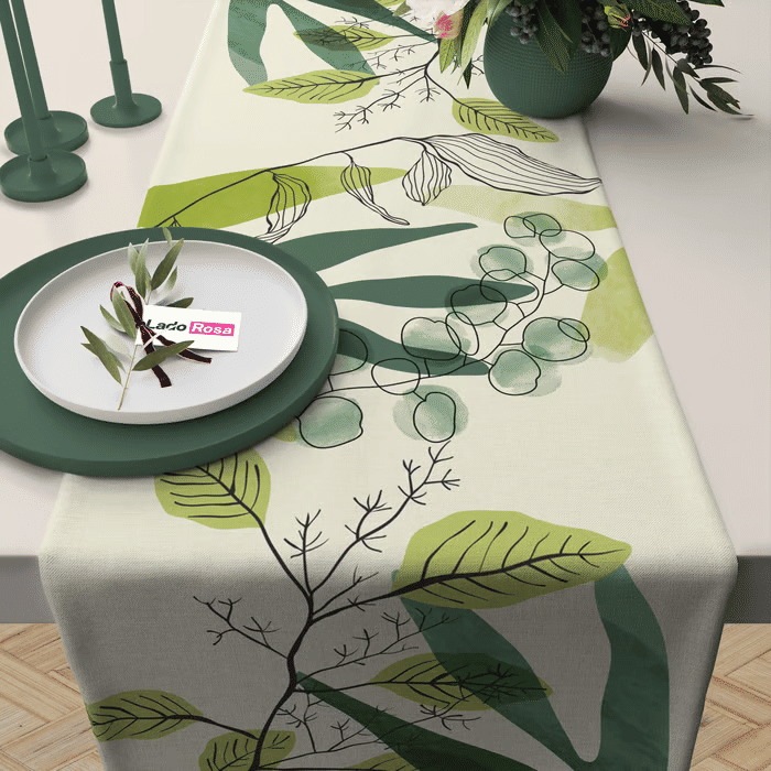 Trilho de Mesa Caminho de Mesa Lake Island - 50x140cm - Trilho de Mesa Caminho de Mesa Lake Island - 50x140cm -