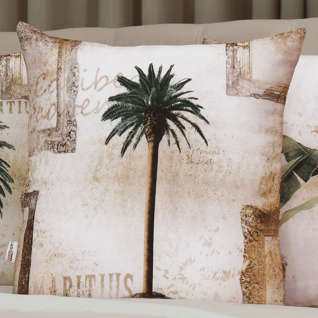 Kit: 4 Capas de Almofada Decorativas Tropical Sand