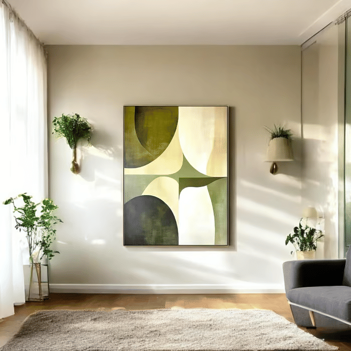 Tela Decorativa Grande Nina Verde Tela Decorativa Grande Nina Verde