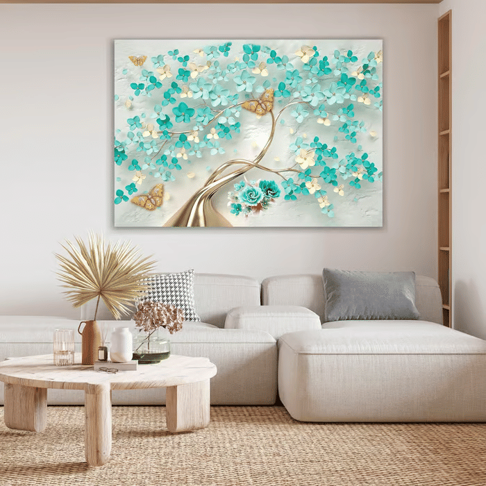 Tela Decorativa Grande Green Cherry Tela Decorativa Grande Green Cherry