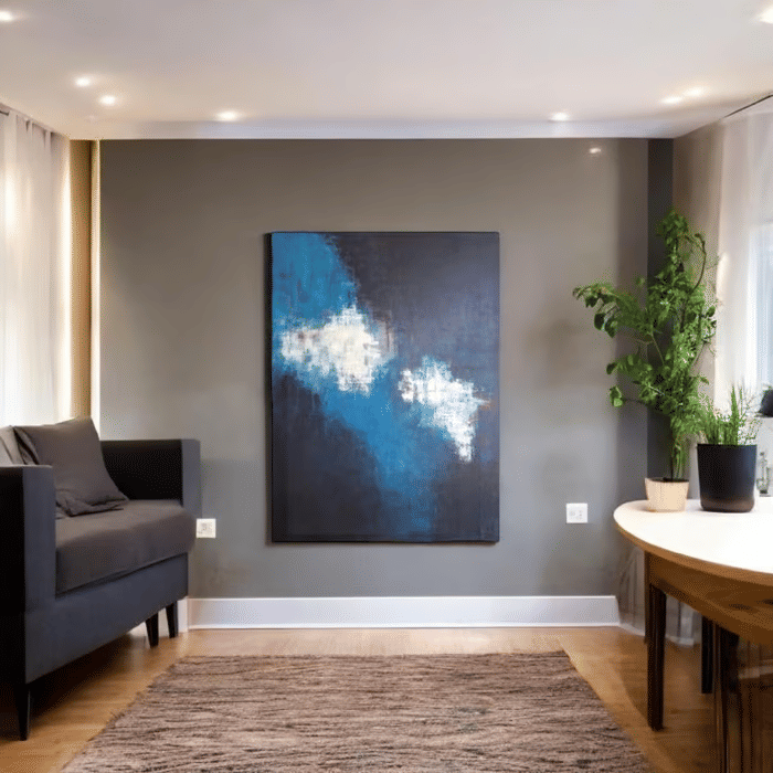 Tela Decorativa Grande Zara Azul Tela Decorativa Grande Zara Azul