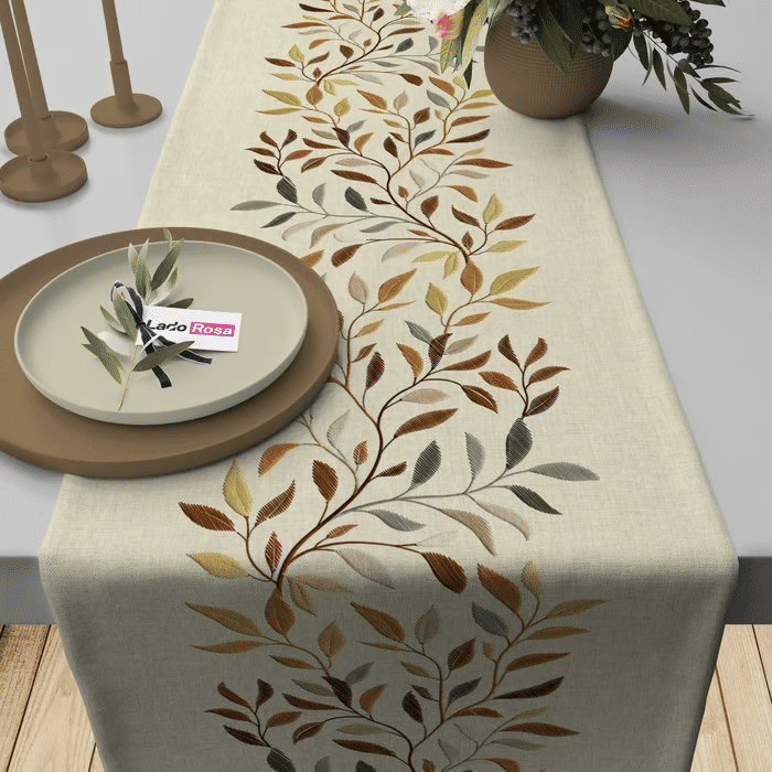 Trilho de Mesa Caminho de Mesa Fall - 50x140cm - Trilho de Mesa Caminho de Mesa Fall - 50x140cm -