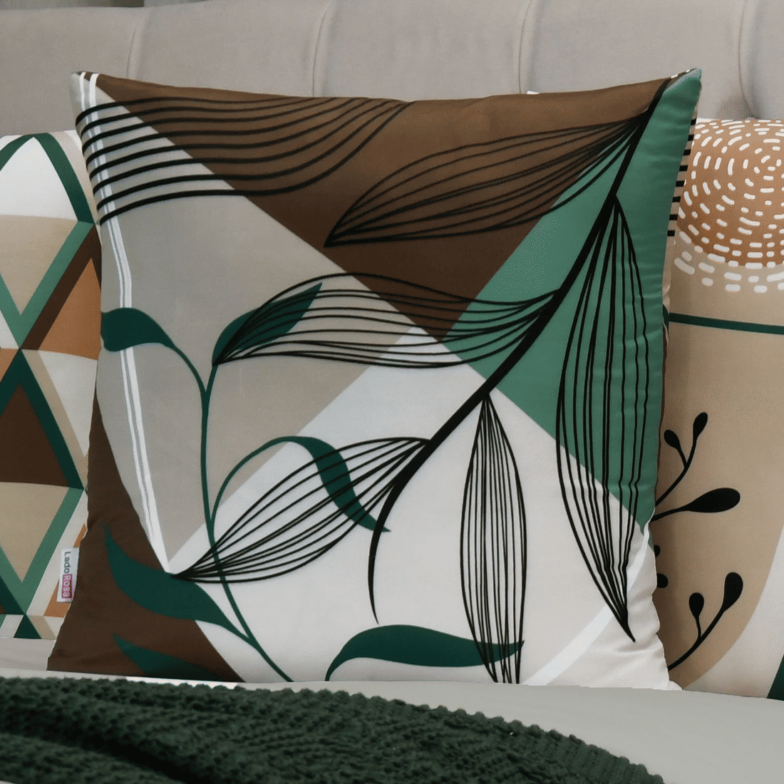 Kit: 4 Capas de Almofada Decorativas Ana Verde