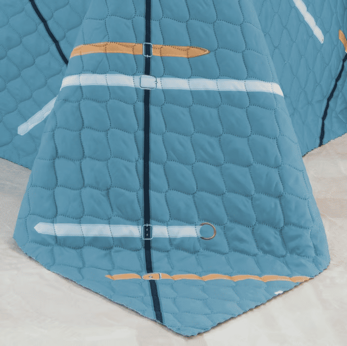 Kit: 1 Cobre-leito Bouti de Microfibra Ultrasonic Estampada + Porta-Travesseiros - Logan