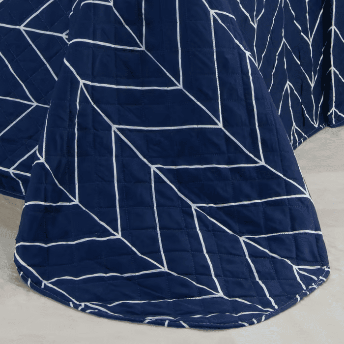 Kit: 1 Cobre-leito Bouti de Microfibra Ultrassonic Estampada + Porta-Travesseiros - Theo Marinho