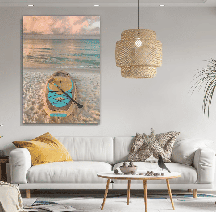 Tela Decorativa Grande Surfing Tela Decorativa Grande Surfing