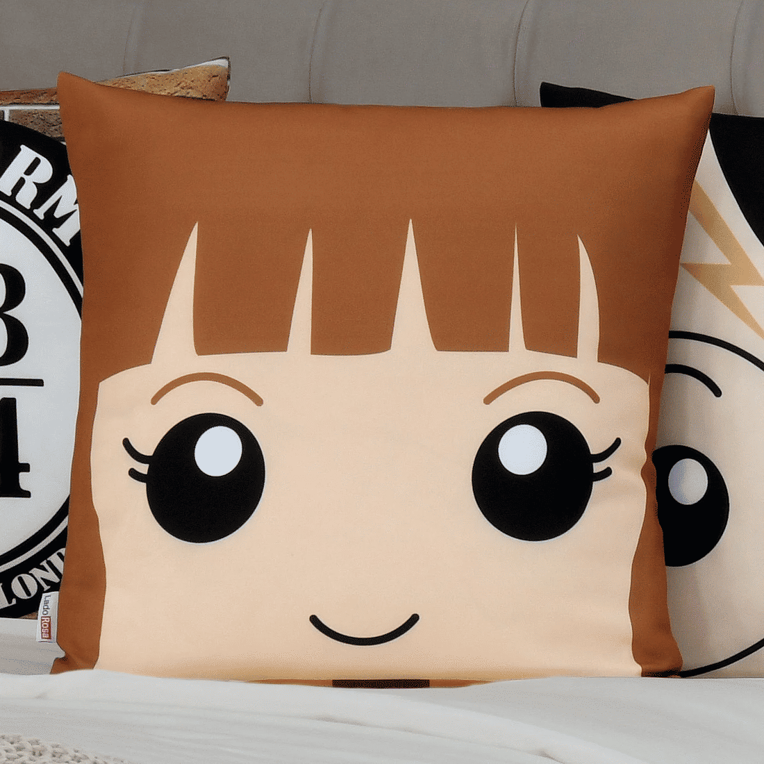 Kit: 4 Capas de Almofada Decorativas Divertidas Estaçao Kings Cross