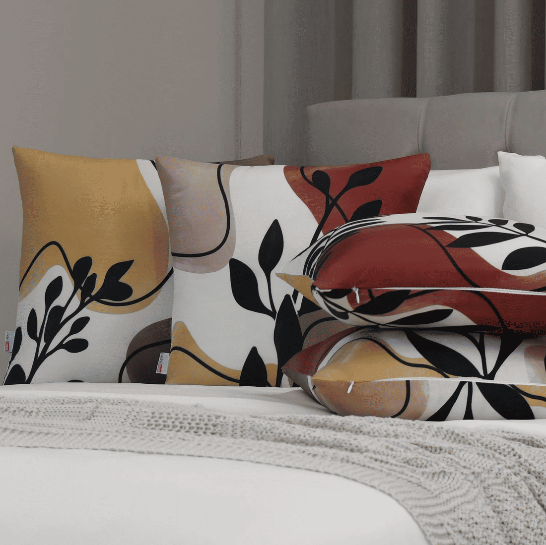 Kit: 4 Capas de Almofada Decorativas Pacific Island Kit: 4 Capas de Almofada Decorativas Pacific Island