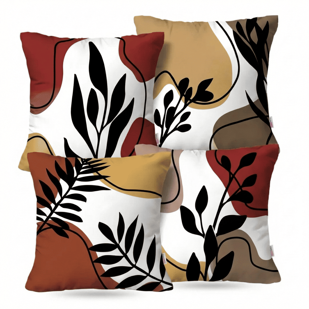 Kit: 4 Capas de Almofada Decorativas Pacific Island Kit: 4 Capas de Almofada Decorativas Pacific Island