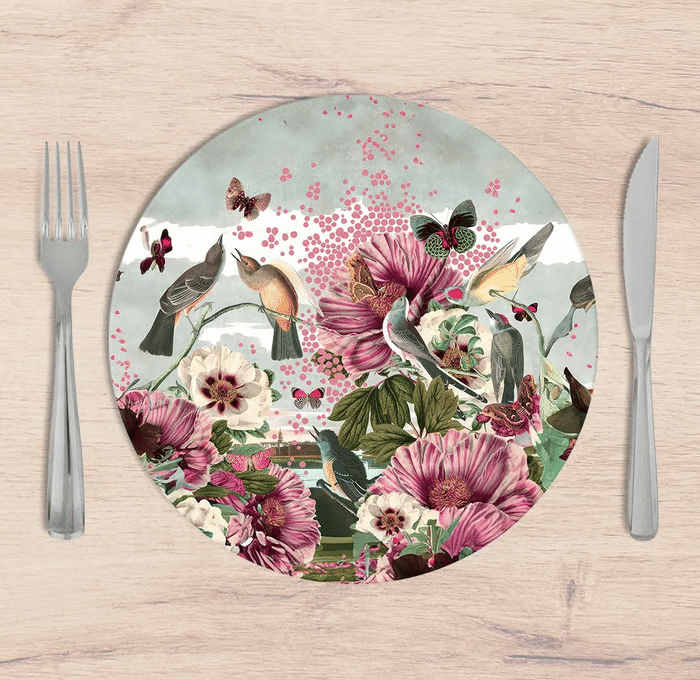 Kit: 4 Capas de SOUSPLAT Redondo Encanto - 35x35 Kit: 4 Capas de SOUSPLAT Redondo Encanto - 35x35