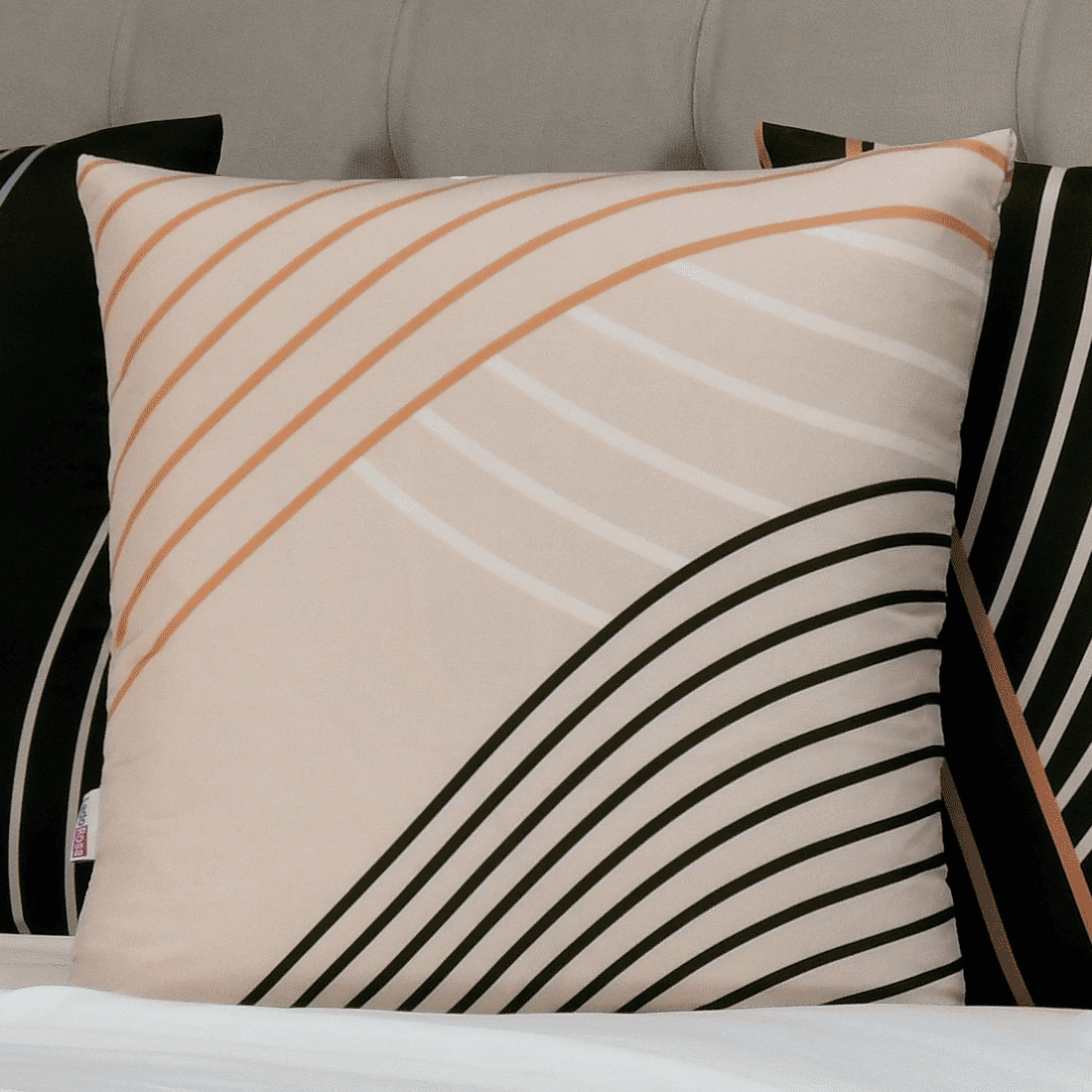 Kit: 4 Capas de Almofada Decorativas Noah Bege Kit: 4 Capas de Almofada Decorativas Noah Bege