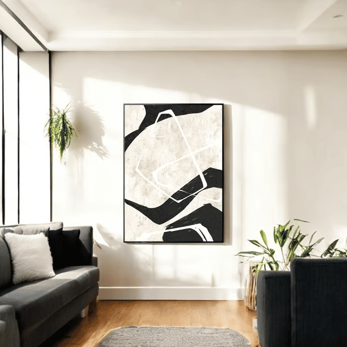 Tela Decorativa Grande Bella Bege