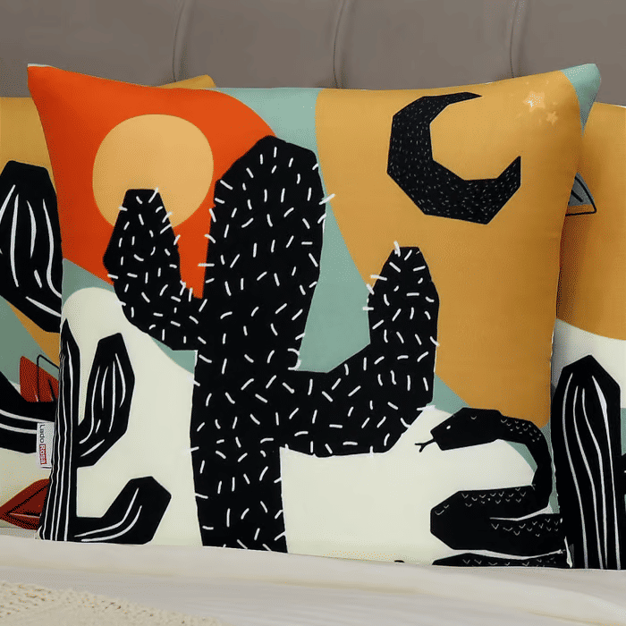 Kit: 4 Capas de Almofada Decorativas Sertao