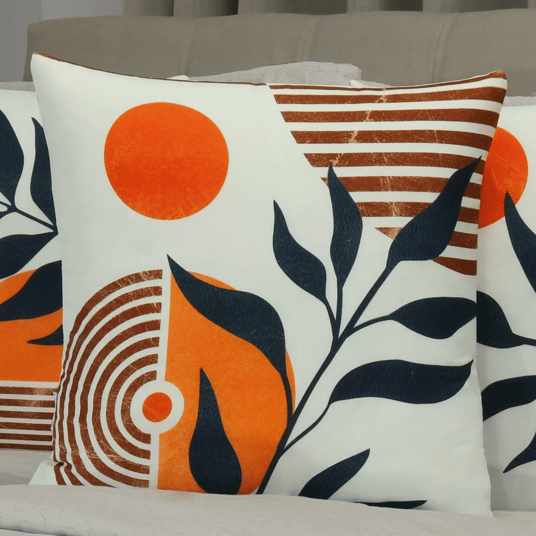 Kit: 4 Capas de Almofada Decorativas Marrocos Bege Kit: 4 Capas de Almofada Decorativas Marrocos Bege