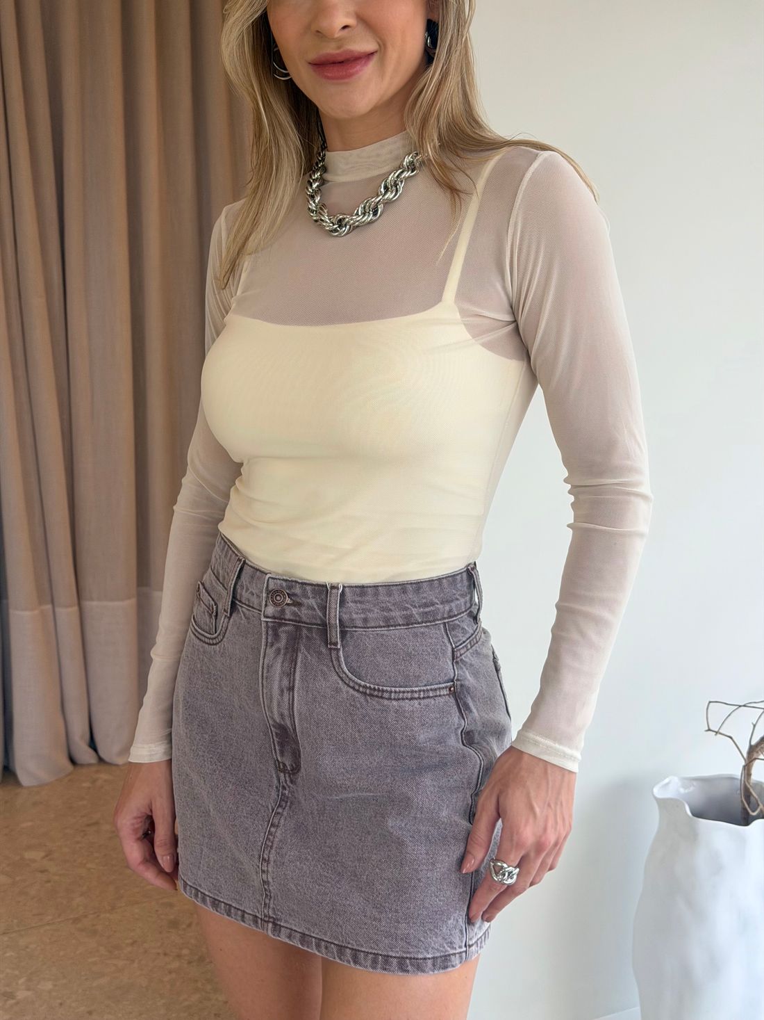 Shorts Saia Jeans Rodaika DZ6888