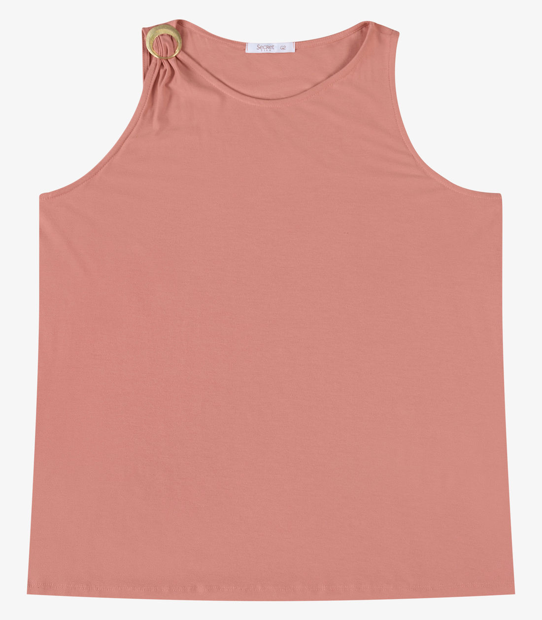 Regata Feminina Plus Com Aviamento Secret Glam Regata Feminina Plus Com Aviamento Secret Glam