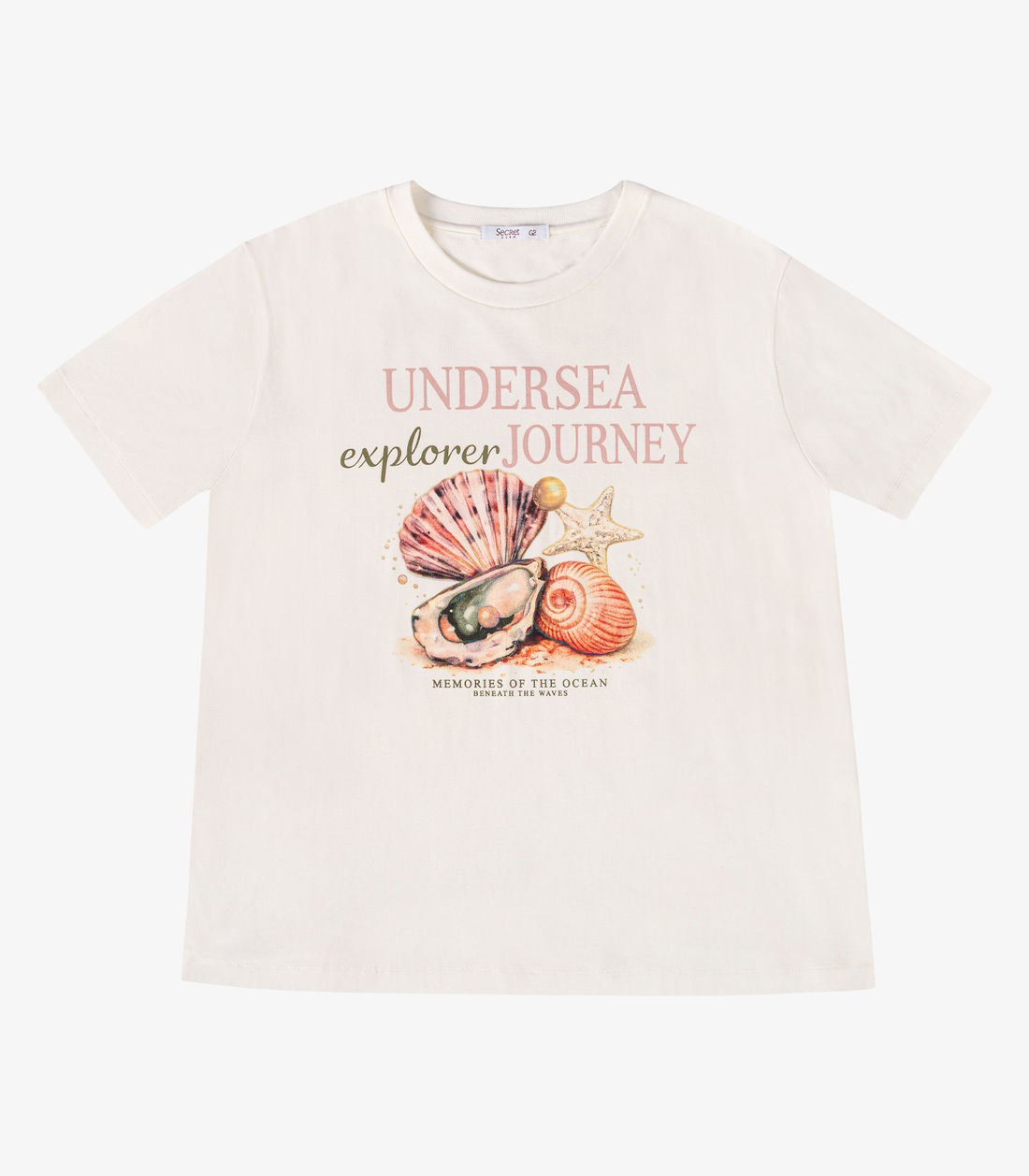T- Shirt Plus Size Feminino Cotton Leve Secret Glam T- Shirt Plus Size Feminino Cotton Leve Secret Glam
