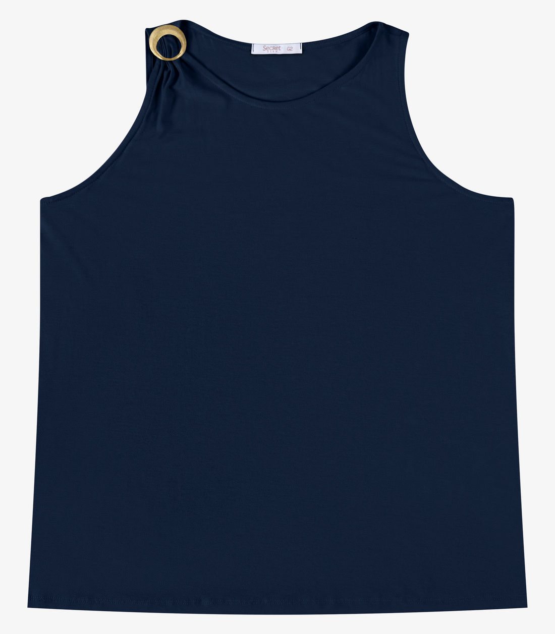 Regata Feminina Plus Com Aviamento Secret Glam Regata Feminina Plus Com Aviamento Secret Glam