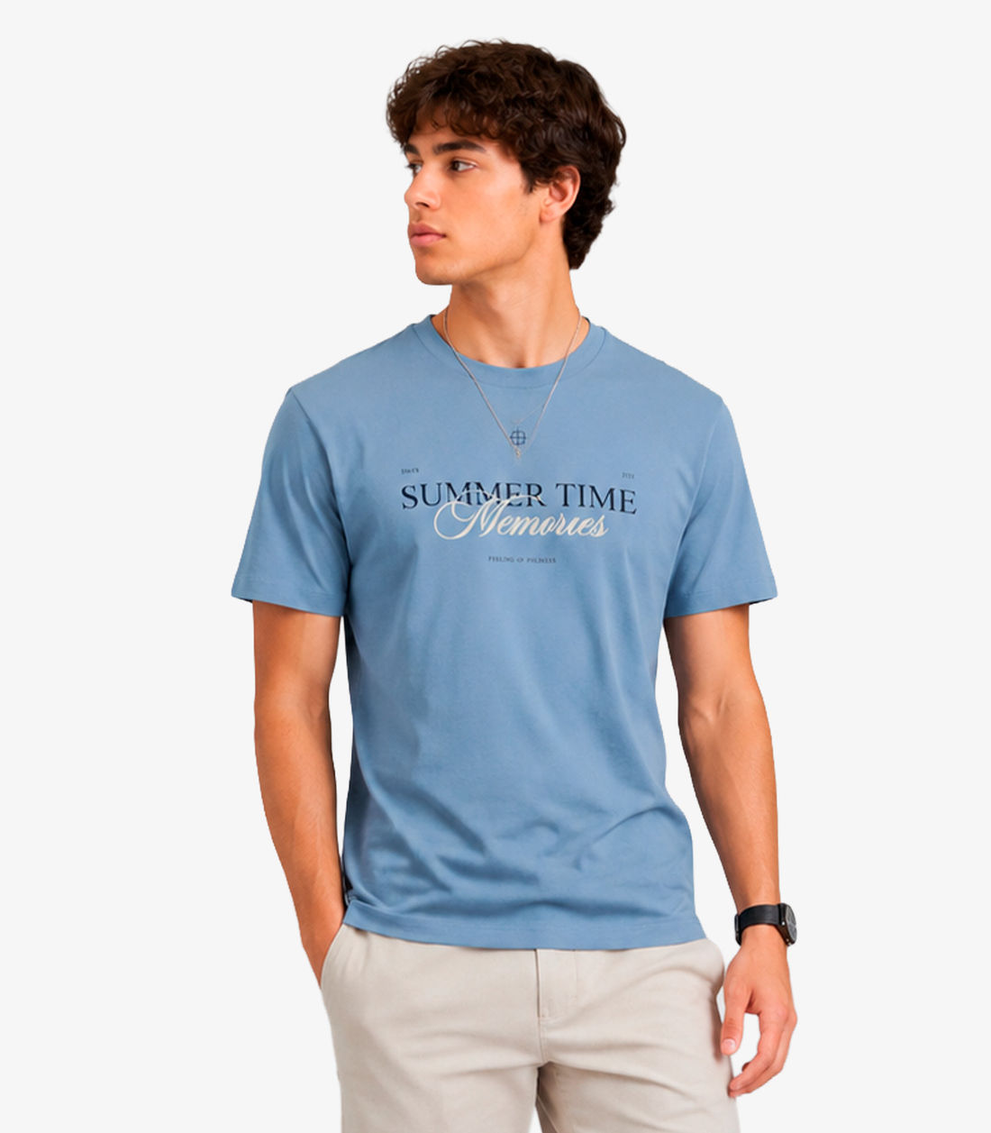 Camiseta Menino Manga Curta Minty Camiseta Menino Manga Curta Minty
