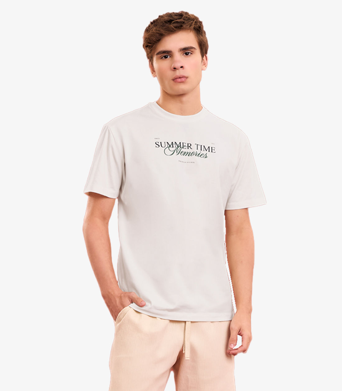 Camiseta Menino Manga Curta Minty Camiseta Menino Manga Curta Minty