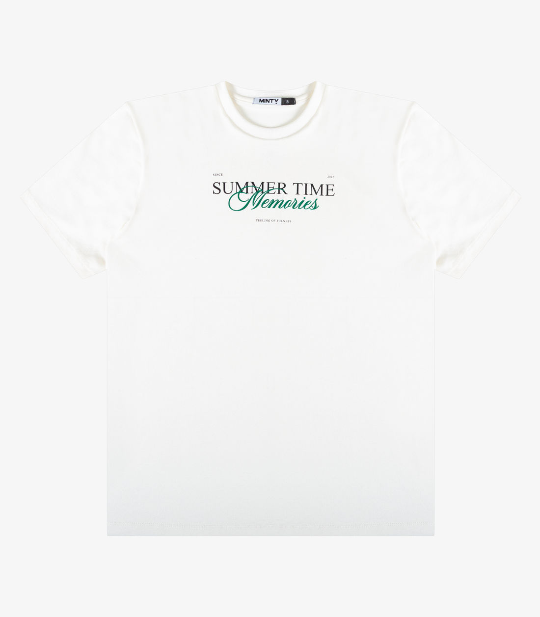 Camiseta Menino Manga Curta Minty Camiseta Menino Manga Curta Minty