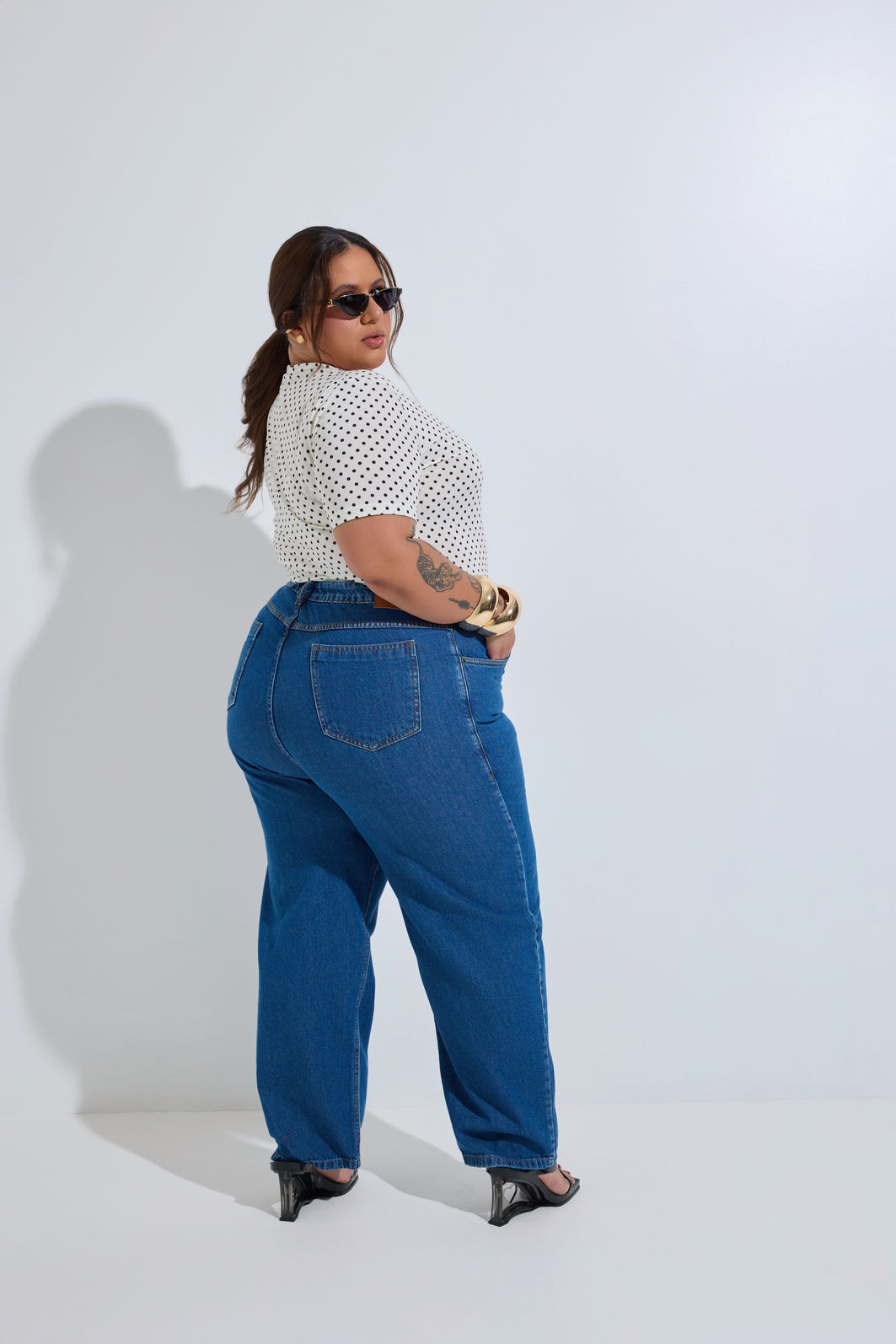 Calça Mom Jeans Plus Size Vanessa Calça Mom Jeans Plus Size Vanessa