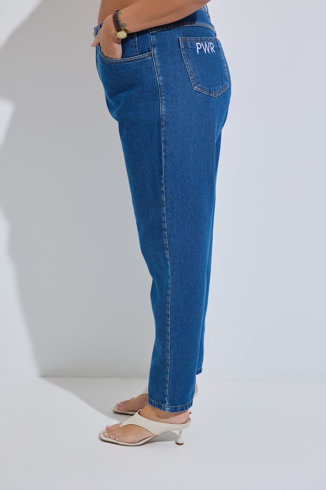 Calça Mom Jeans Plus Size Vanessa Calça Mom Jeans Plus Size Vanessa