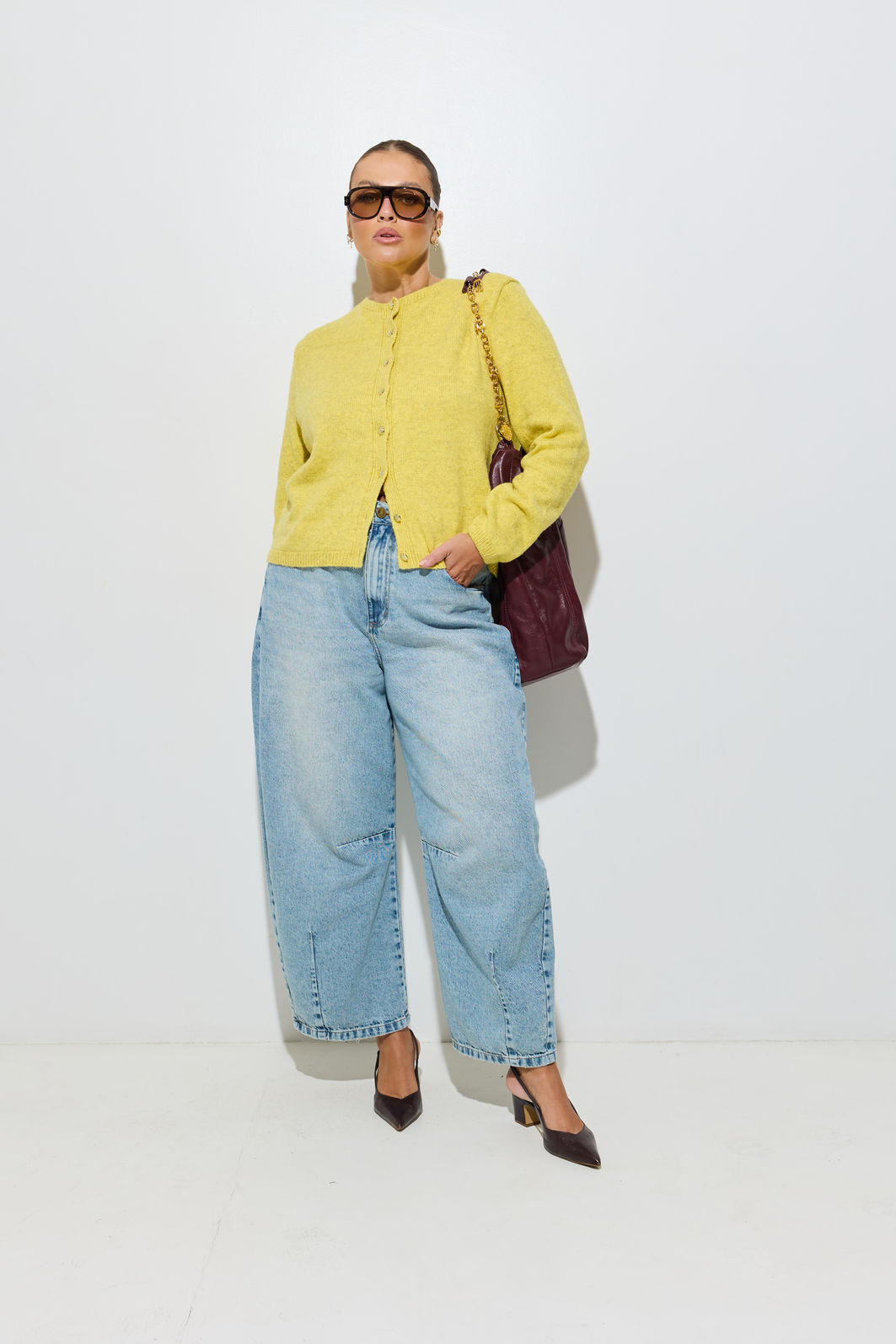 Calça Jeans Barrel Plus Size Raquel