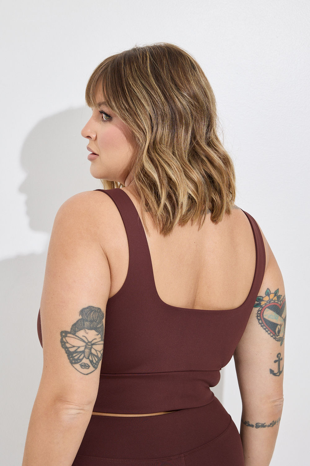 Top Fitness Plus Size 787 Mocha Top Fitness Plus Size 787 Mocha
