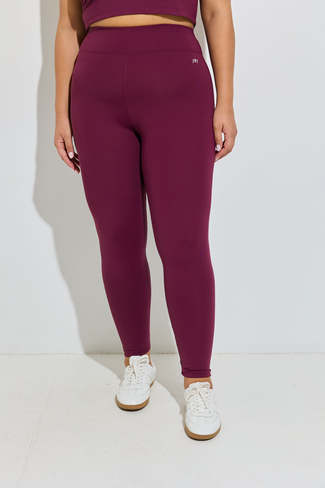 Legging Fitness Plus Size Borgogna Legging Fitness Plus Size Borgogna