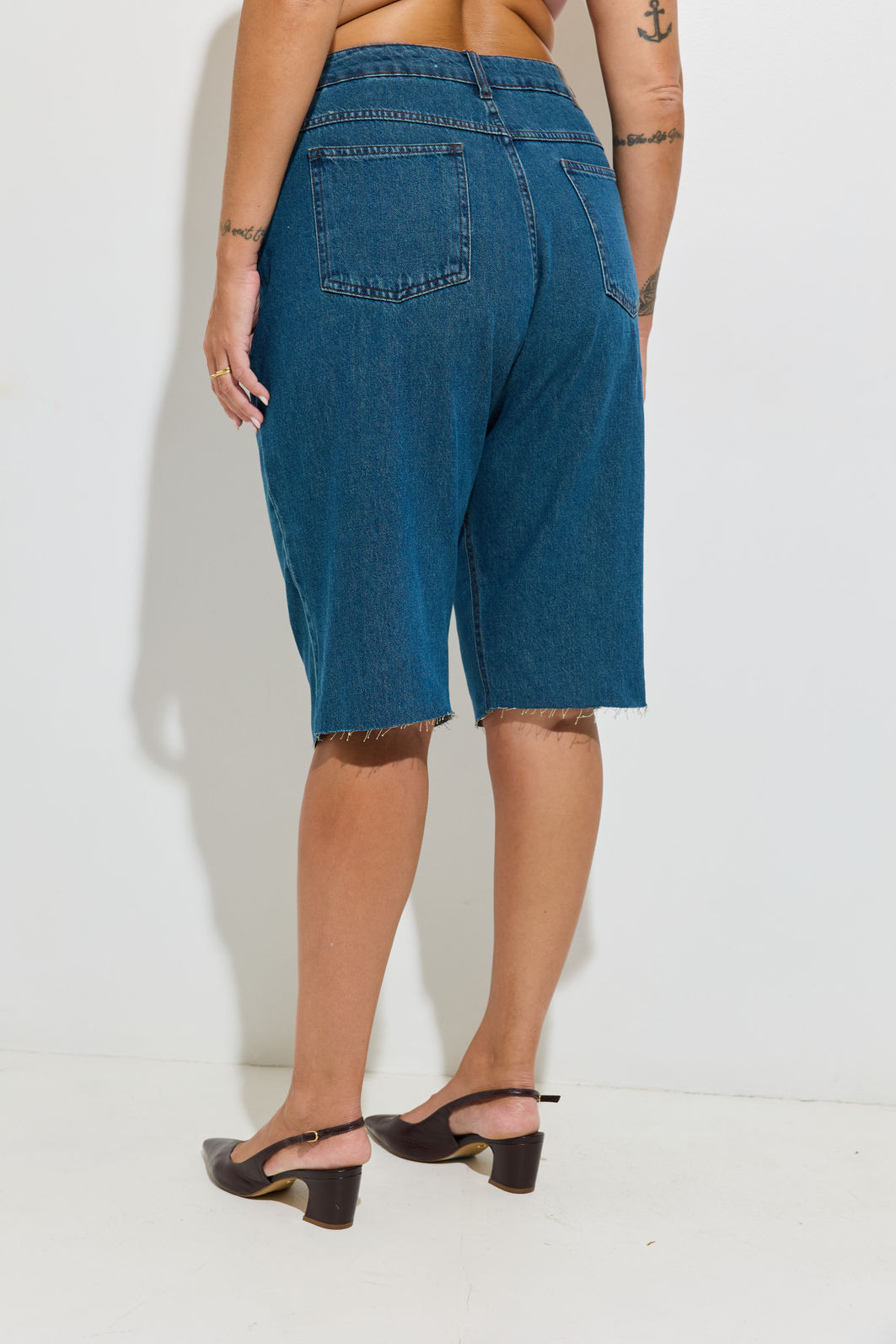 Bermuda Jeans Plus Size Maike