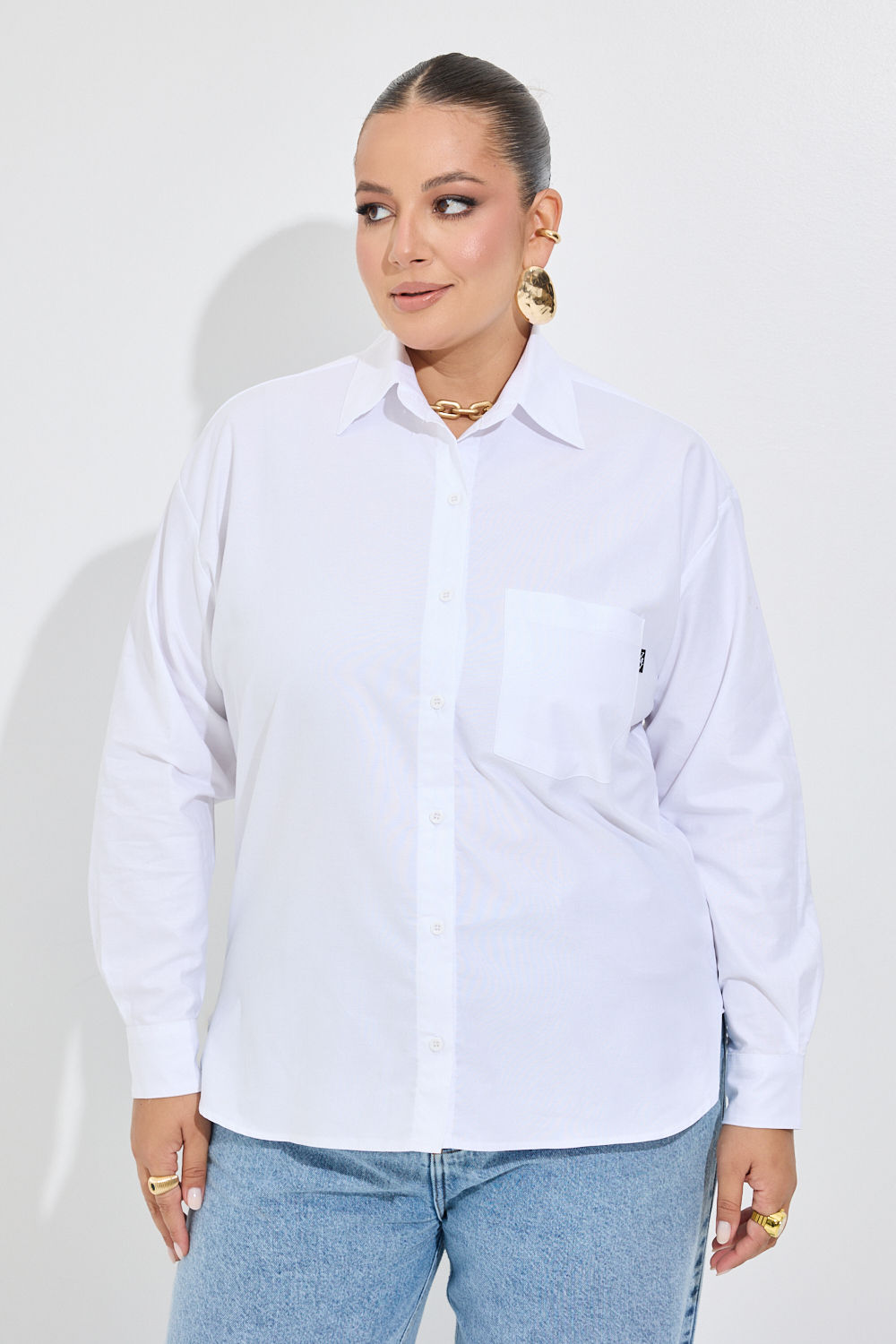 Camisa Alfaiataria Oxford Branca